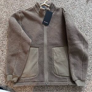 Lululemon high pile fleece full zip jacket XL FANB